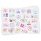 Vintage Travel Stickers for Water Bottles, Passport Stamps for Kids Party Favors, Scrapbooks (27 Cities, 810 Count)